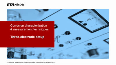 Three electrode setup