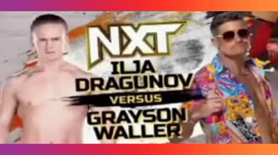 ILJA DRAGUNOV VS GRAYSON WALLER - NXT 11 DE OCTUBRE DE 2022